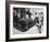 "Batman" Adam West and "Robin" Burt Ward During Shooting of Scene-Yale Joel-Framed Premium Photographic Print