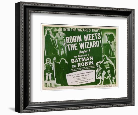 Batman and Robin, 1949-null-Framed Premium Giclee Print