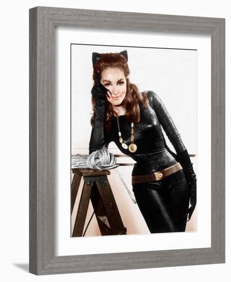 Batman, Julie Newmar, 1966-68.-null-Framed Photo