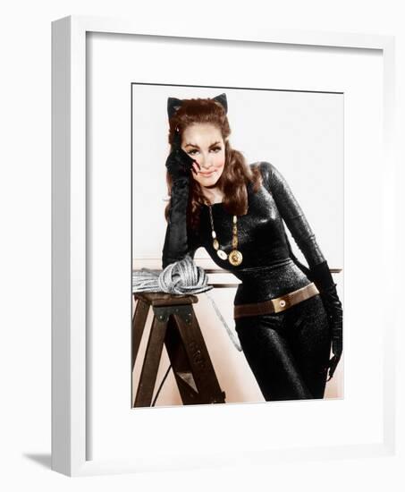 Batman, Julie Newmar, 1966-68.-null-Framed Photo