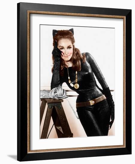 Batman, Julie Newmar, 1966-68.-null-Framed Photo