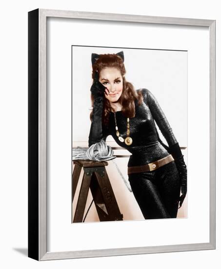 Batman, Julie Newmar, 1966-68.-null-Framed Photo