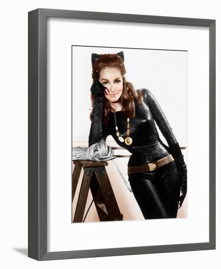 Batman, Julie Newmar, 1966-68.-null-Framed Photo