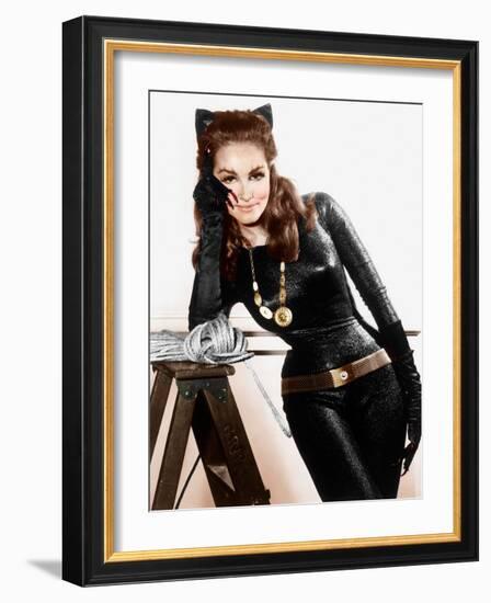 Batman, Julie Newmar, 1966-68.-null-Framed Photo