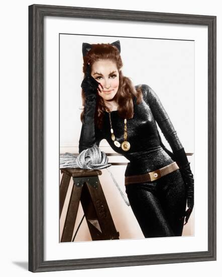 Batman, Julie Newmar, 1966-68.-null-Framed Photo