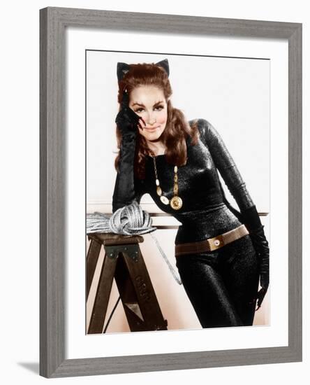 Batman, Julie Newmar, 1966-68.-null-Framed Photo