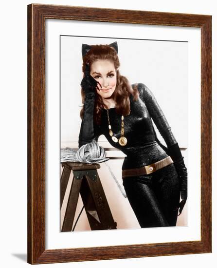 Batman, Julie Newmar, 1966-68.-null-Framed Photo