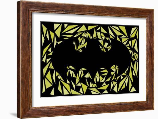 Batman Symbol-Cristian Mielu-Framed Premium Giclee Print