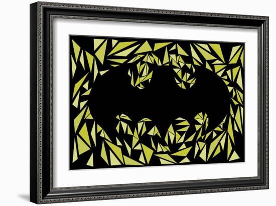 Batman Symbol-Cristian Mielu-Framed Premium Giclee Print