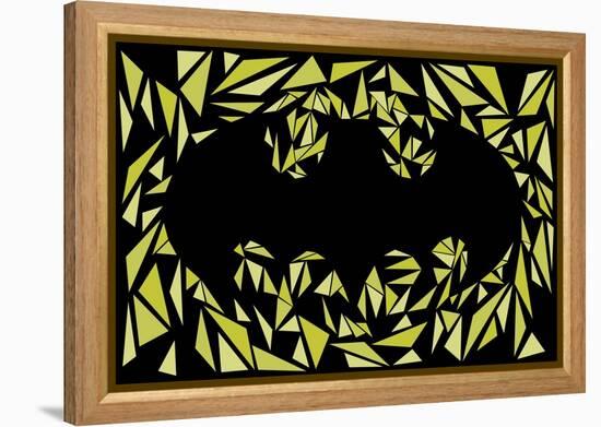 Batman Symbol-Cristian Mielu-Framed Stretched Canvas