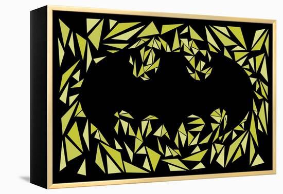 Batman Symbol-Cristian Mielu-Framed Stretched Canvas