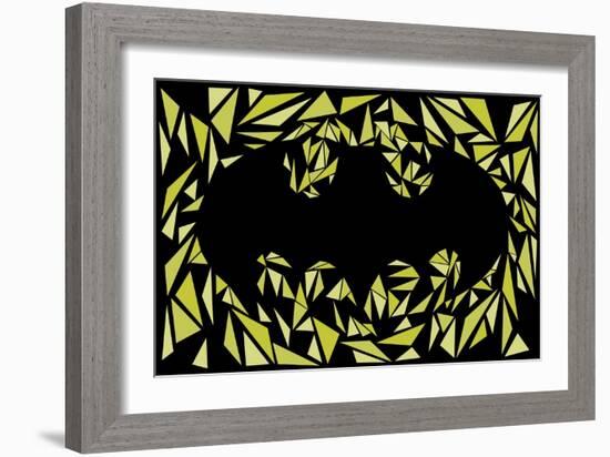 Batman Symbol-Cristian Mielu-Framed Art Print