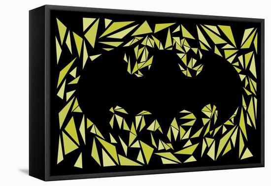 Batman Symbol-Cristian Mielu-Framed Stretched Canvas