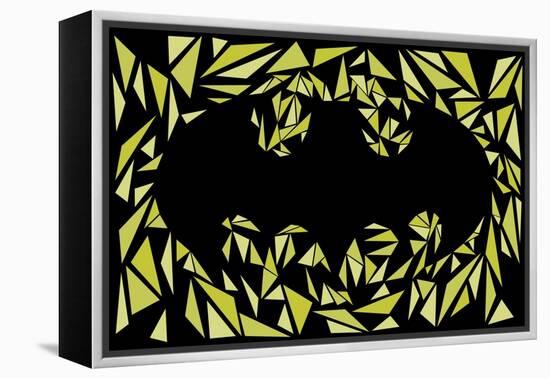 Batman Symbol-Cristian Mielu-Framed Stretched Canvas
