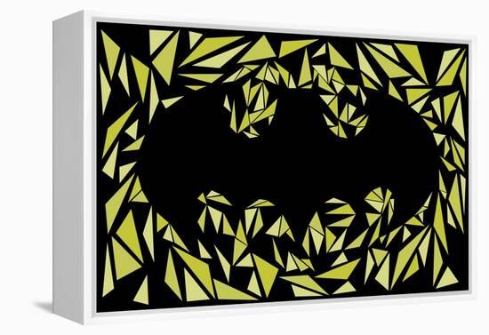 Batman Symbol-Cristian Mielu-Framed Stretched Canvas