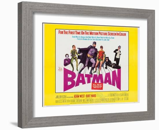 Batman: the Movie, 1966-null-Framed Giclee Print