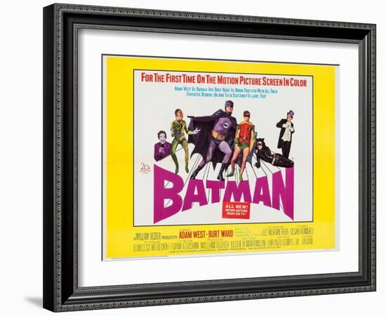 Batman: the Movie, 1966-null-Framed Giclee Print