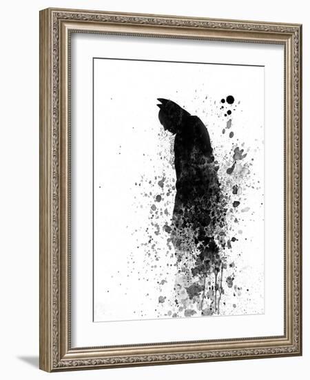 Batman Watercolor III-Jack Hunter-Framed Art Print