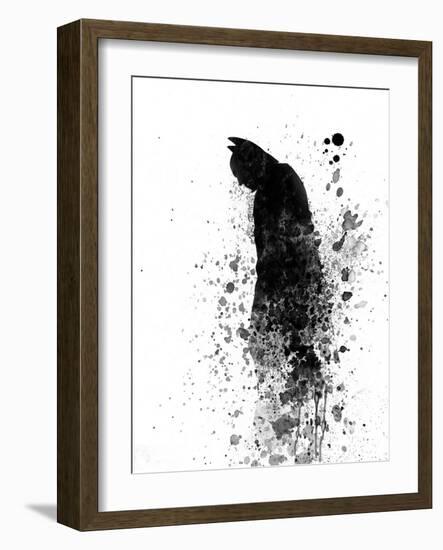 Batman Watercolor III-Jack Hunter-Framed Art Print