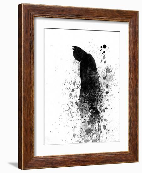 Batman Watercolor III-Jack Hunter-Framed Art Print