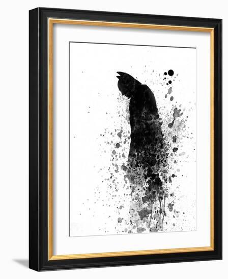 Batman Watercolor III-Jack Hunter-Framed Art Print