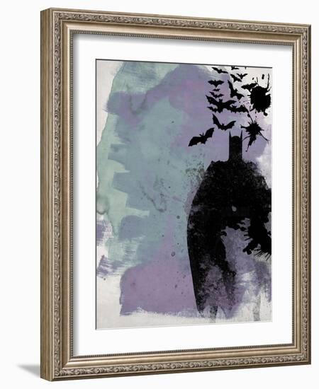 Batman Watercolor-Anna Malkin-Framed Art Print