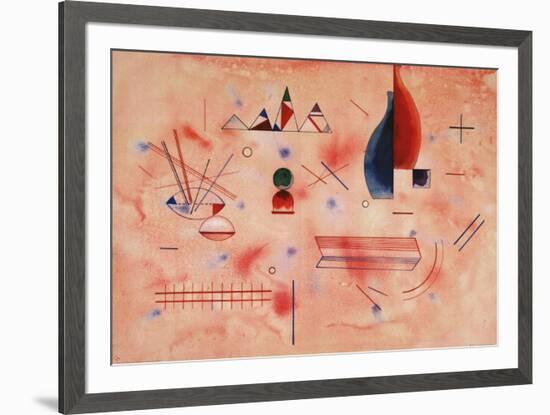 Batonnets d'Appui-Wassily Kandinsky-Framed Art Print