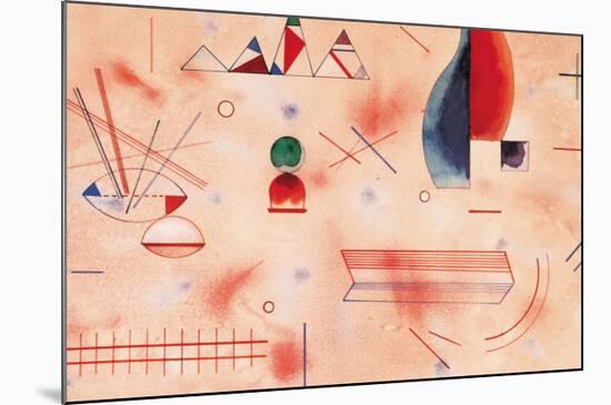 Batonnets d'Appui-Wassily Kandinsky-Mounted Art Print