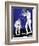 Batsman Plays a Stroke in Front of the Wicketkeeper-Stanley R. Miller-Framed Premium Giclee Print