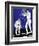 Batsman Plays a Stroke in Front of the Wicketkeeper-Stanley R. Miller-Framed Art Print