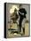 Batter and Catcher, 1902-Edward Penfield-Framed Premier Image Canvas