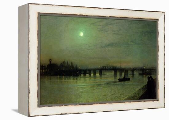 Battersea Bridge, 1885-John Atkinson Grimshaw-Framed Premier Image Canvas