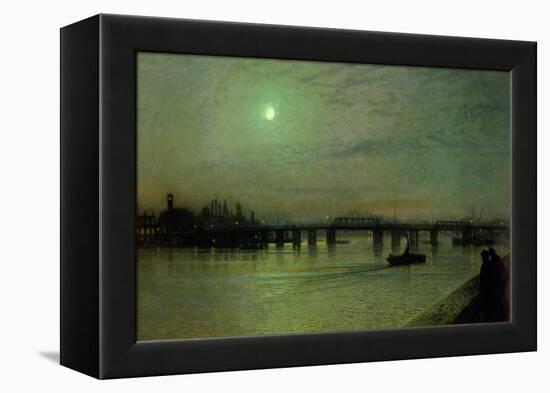 Battersea Bridge, 1885-John Atkinson Grimshaw-Framed Premier Image Canvas