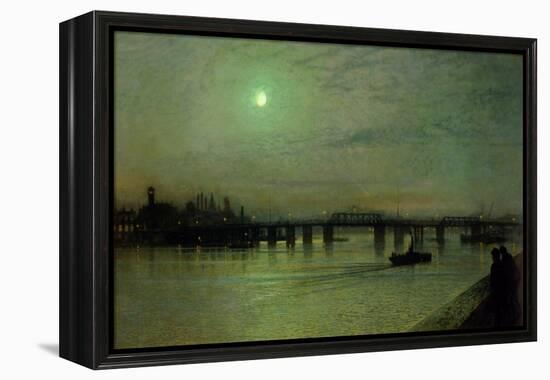 Battersea Bridge, 1885-John Atkinson Grimshaw-Framed Premier Image Canvas