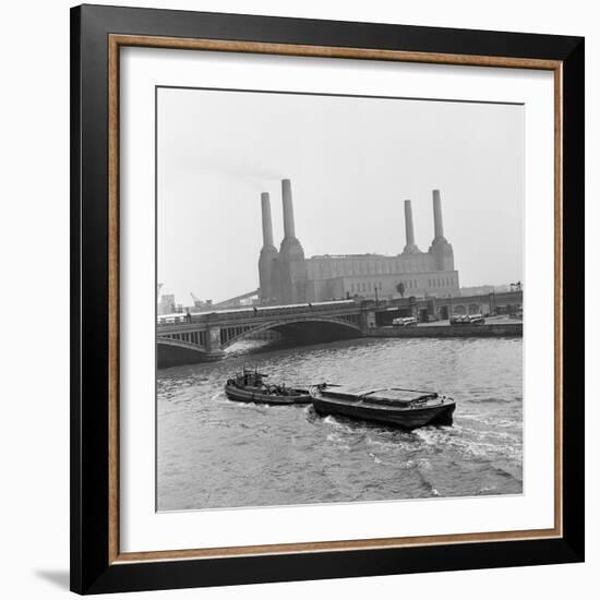 Battersea Power Station, 1954-Bela Zola-Framed Photographic Print