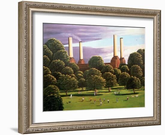 Battersea Power Station, 1982-Liz Wright-Framed Giclee Print