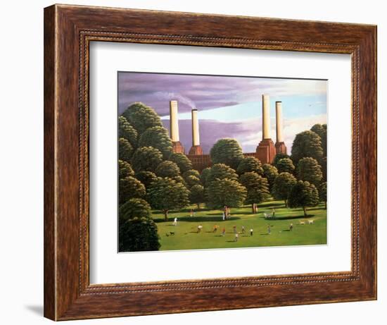 Battersea Power Station, 1982-Liz Wright-Framed Giclee Print