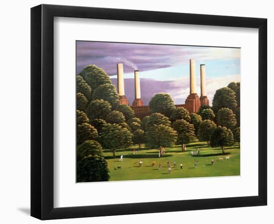 Battersea Power Station, 1982-Liz Wright-Framed Giclee Print