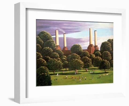 Battersea Power Station, 1982-Liz Wright-Framed Giclee Print