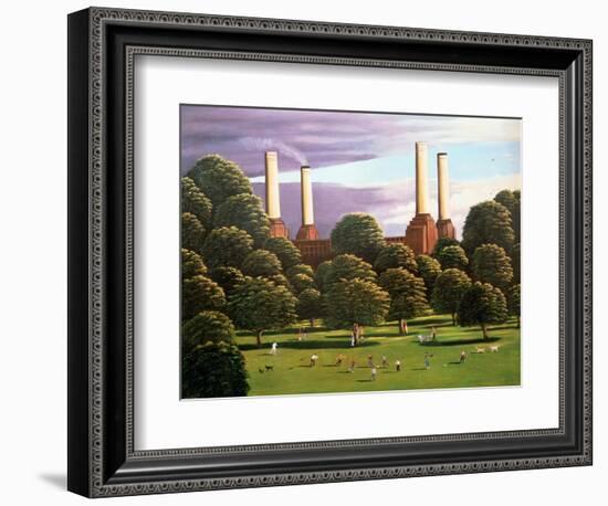 Battersea Power Station, 1982-Liz Wright-Framed Giclee Print