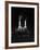 Battersea Power Station Floodlit at Night, 1951-null-Framed Photographic Print