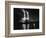 Battersea Power Station Lit up at Night, 1951-null-Framed Photographic Print