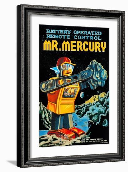 Battery Operated Remote Control Mr. Mercury-null-Framed Art Print