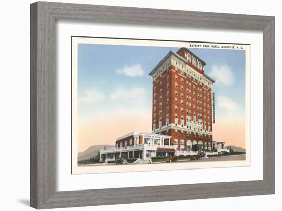 Battery Park Hotel, Asheville-null-Framed Art Print