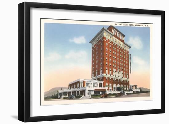 Battery Park Hotel, Asheville-null-Framed Art Print