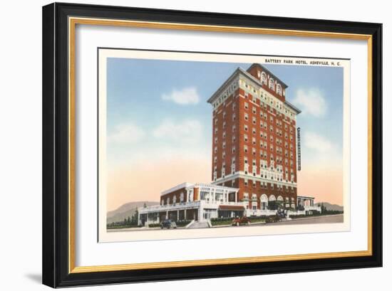 Battery Park Hotel, Asheville-null-Framed Art Print