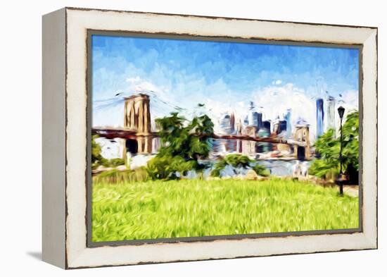 Battery Park - In the Style of Oil Painting-Philippe Hugonnard-Framed Premier Image Canvas
