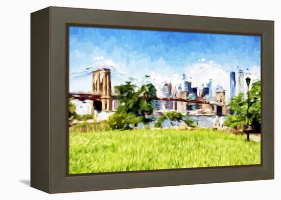 Battery Park - In the Style of Oil Painting-Philippe Hugonnard-Framed Premier Image Canvas