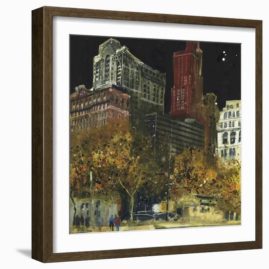 Battery Park, New York-Susan Brown-Framed Giclee Print