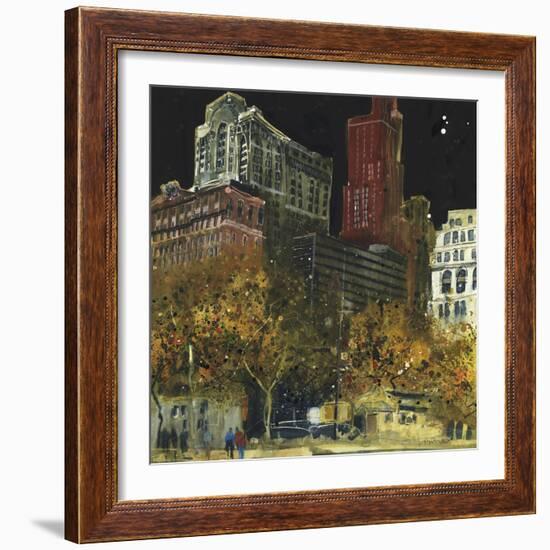 Battery Park, New York-Susan Brown-Framed Giclee Print